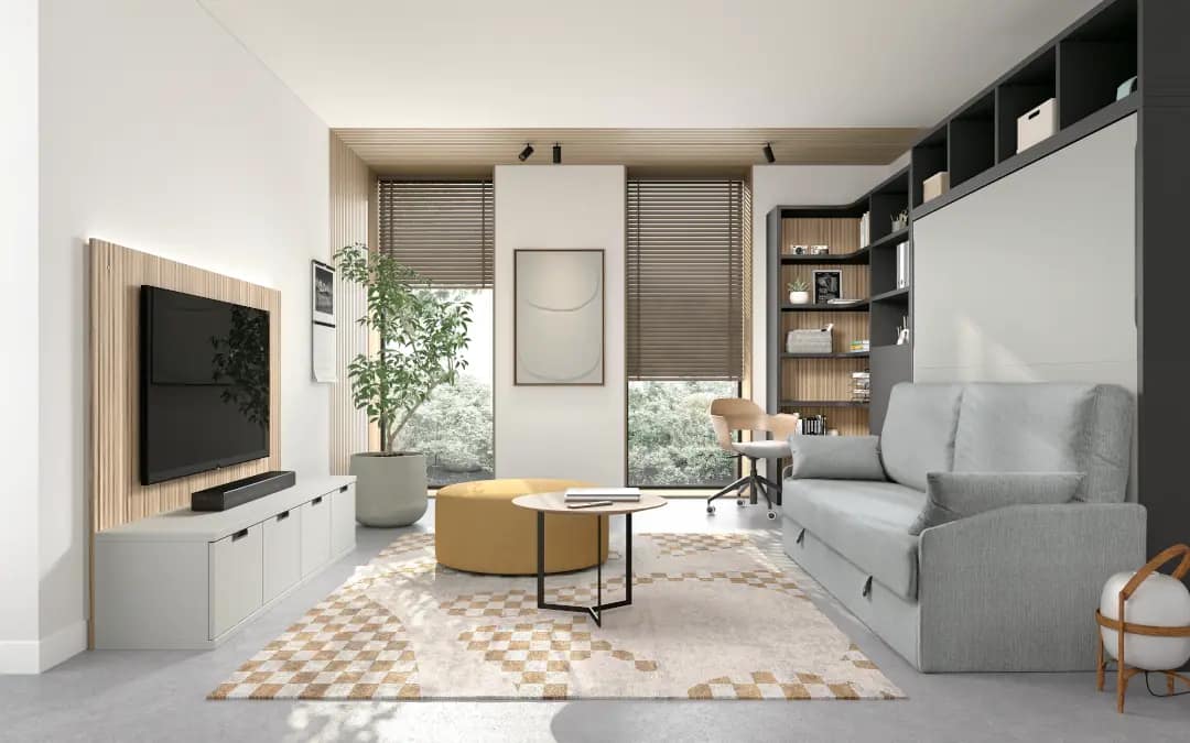 Camas abatibles con sofa - Temas Mobiliario Camas abatibles con sofa en Barcelona - Temas Mobiliario